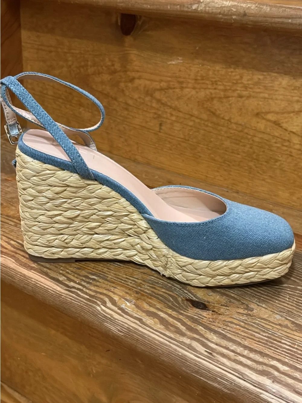 Loft Square Toe Espadrille Wedge